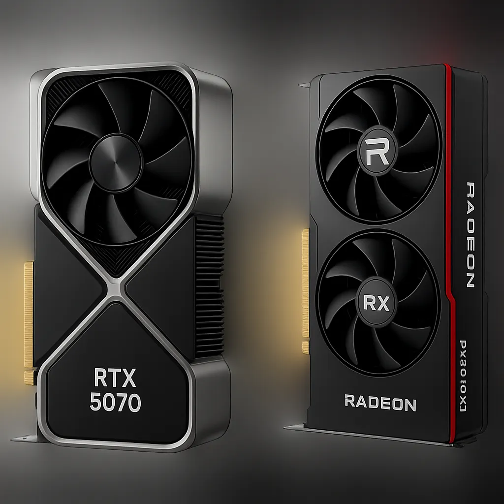 Geforce RTX 5070 vs. Radeon RX 9070 XT